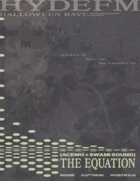 Artwork for HydeFM HALLOWEEN: THE EQUATION (AceMo + Swami Sound)
